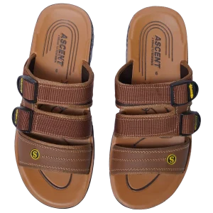 Mens Strap Buckled Slippers -701