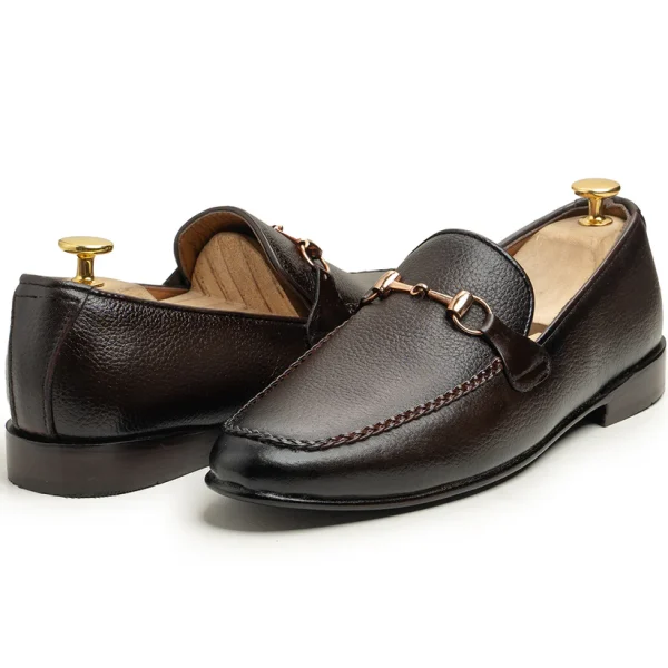 FR4 Phantom Black Genuine Leather Shoes – Bold Style & Unmatched Comfort for Men